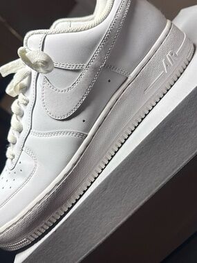 Nike Men's All-White Low-Top Athletic Sneakers